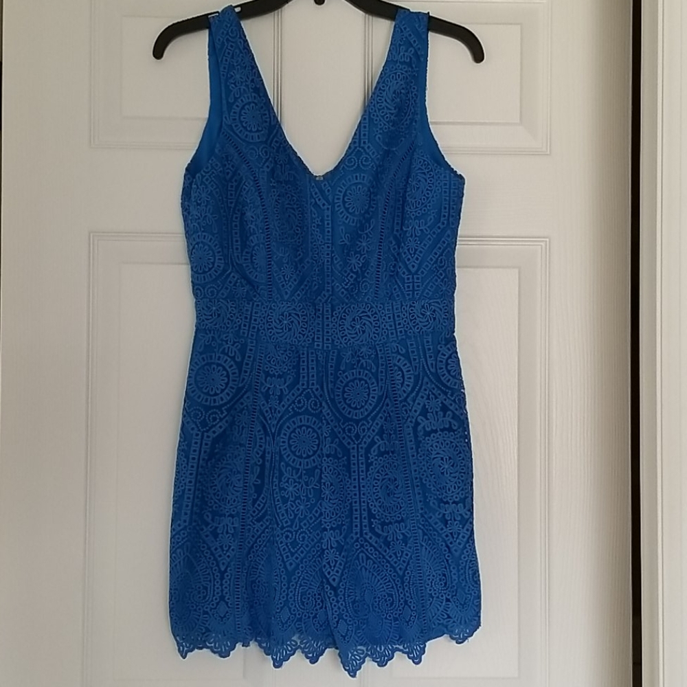 Embroidered romper